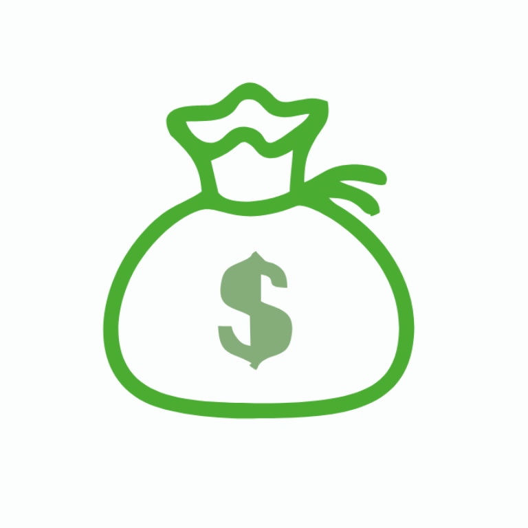 ikona worka z&nbsp;pieniędzmi